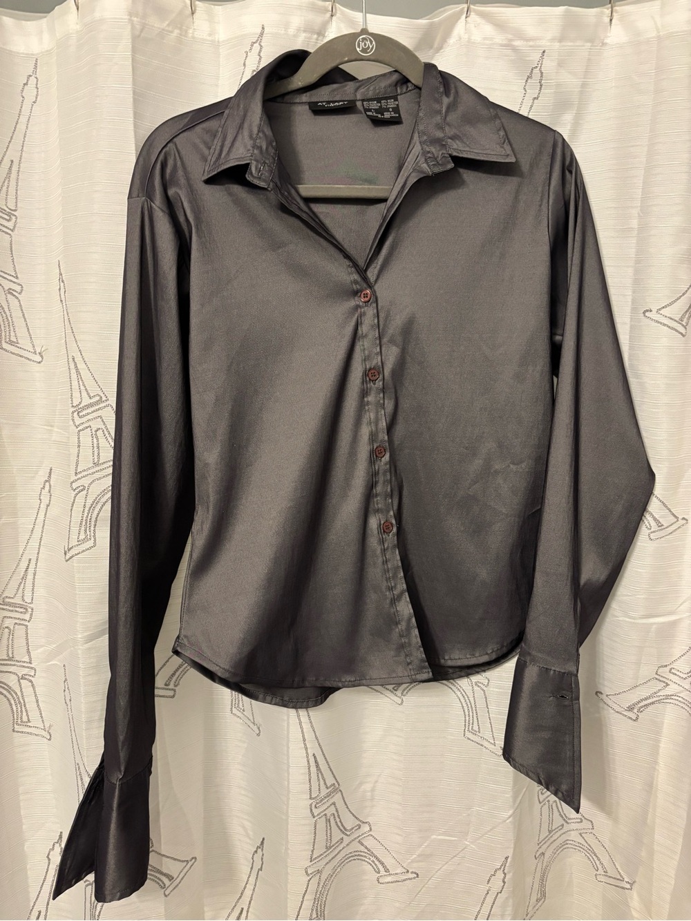 ' Classic Black Button-Down Shirt